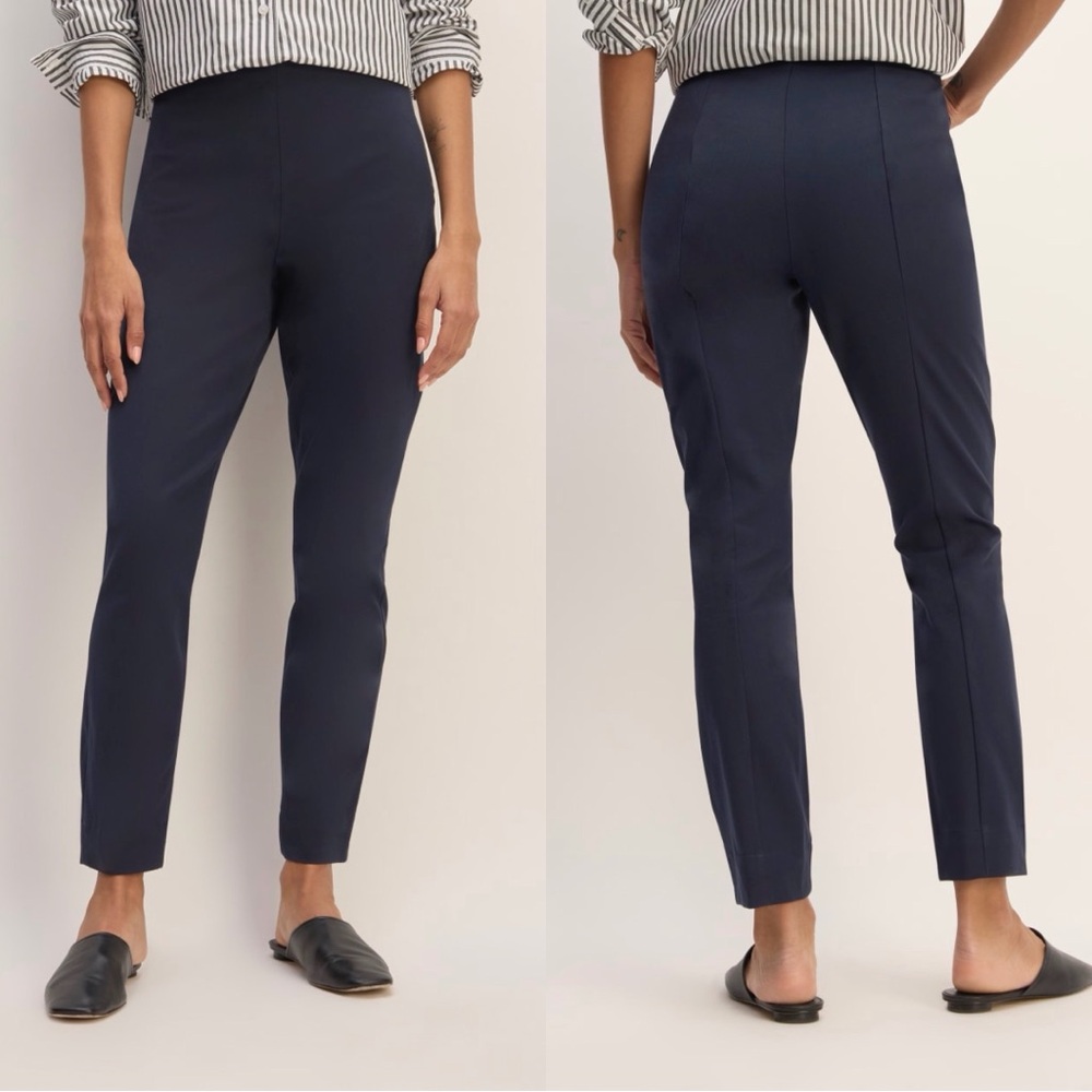 EVERLANE The Bi-Stretch Work Pant Navy Women’s Business Casual - Picture 1 of 7